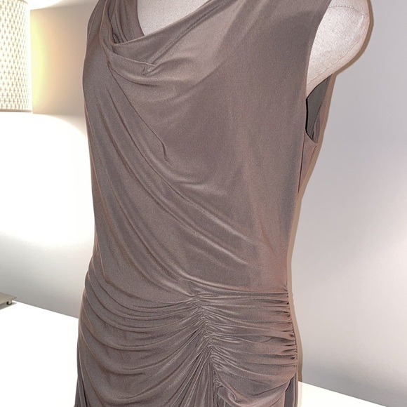 Ann Klein a-lined cinched waist jersey dress - Picture 3 of 5